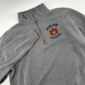 Stadium Athletics Gray Auburn Tigers Quarter-Zip Sweatshirt
